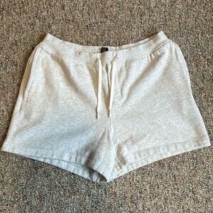 Grey Lululemon sweat short 5”